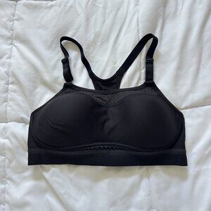 Champion Lightly Lined Wireless Sports Bra Womens Black Yoga - See Measurements